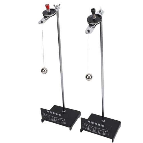 SEAFRONT Mechanische Schwingung Metallpendelkugel Demonstration Tool 2pcs Single Swing Physics Experiment Zum Unterrichten von Demonstrationen mit Einer Stabilen Basis von SEAFRONT