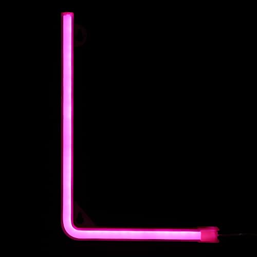 SEAFRONT Neonlicht-Buchstabe L-förmig, Neon-Buchstabenlicht, Neonlicht, LED-Neonlicht, Wandschild, Dekoratives Licht für Hochzeit, Party, Dekoration (PINK) von SEAFRONT