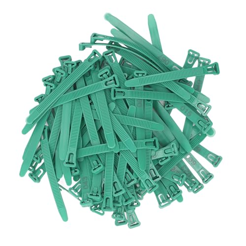 SEAFRONT Nummerierte Hühnerknochenreifen Wiederverwendbares 100 -Pack -PP Material Zur Einfachen Identifizierung des Geflügelmanagements (Green) von SEAFRONT