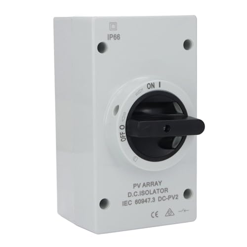 SEAFRONT PV -Trennschalter 1000V 32A DC -Isolation Trennung mit IP66 -Gehäuse -PC -Material mit Magnetischen Lichtbogenbogen -Gittern Ausgestattet von SEAFRONT