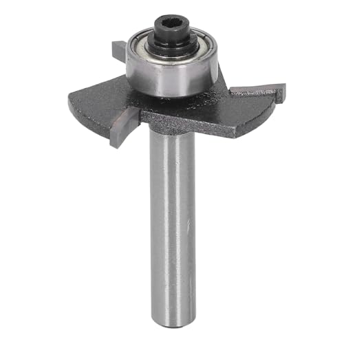 SEAFRONT T-Schlitz-Router-Bit 3 Flöte 1/4-Zoll Schaft 3/32 Zoll Schnitt Höhe T-Spur-Router-Bit mit Lager für Holz Bearbeitungs Projekte von SEAFRONT