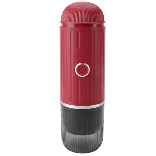SEAFRONT Tragbare Kaffeemaschine Kaffeemaschine Selbstheizung Elektrische 80 Ml Wassertankkapazität Leichtes Kompaktes Design Enthalten Aufbewahrungsbeutel (Rot) von SEAFRONT