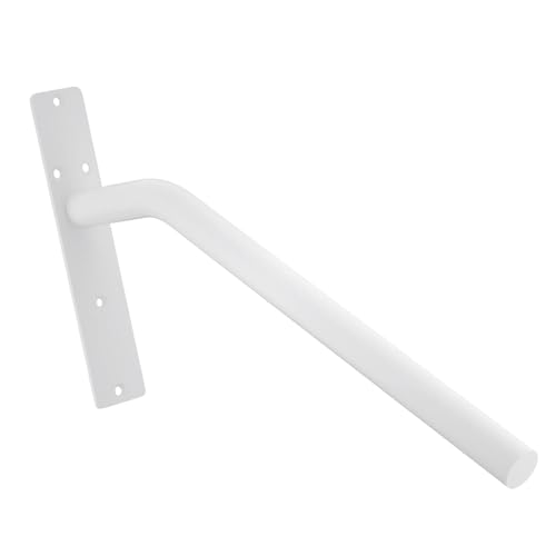 SEAFRONT Wandhalterungstreppengeländer Grabbar, Schweres Stabiles Handlauf für 1-3 Stieftreppen Im Freien und Im Innenbereich, Sicherheitsbetriebsbahn Metallhandschienen (WHITE) von SEAFRONT