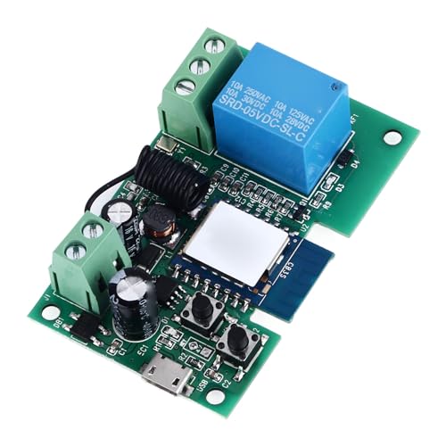 SEAFRONT WiFi -Relaismodul Bluetooth Fernbedienungsschaltermodul 2200W 2.4G Mobile App Kompatibel mit Android IOS für Home -Appliances SEAFRONT WiFi -Relaismodul Bluetooth Fernbedienungsschaltermodul 2200W 2.4G Mobile App Kompatibel mit Android IOS für Home -Appliances von SEAFRONT