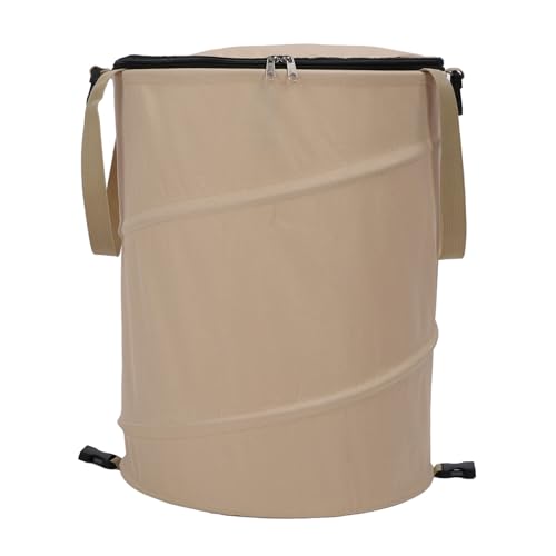 SEAFRONT Wiederverwendbarer Gartenabfallbeutelklappermüll Kann Multifunktionales Pop -up -Utility Container (Brown) von SEAFRONT