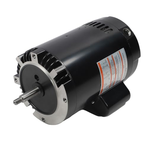 Schwimmbadpumpe Motor 1 PS 3450 U/Min Ein Geschwindigkeit B128 Elektromotor Poolpumpe Runder Flansch von SEAFRONT