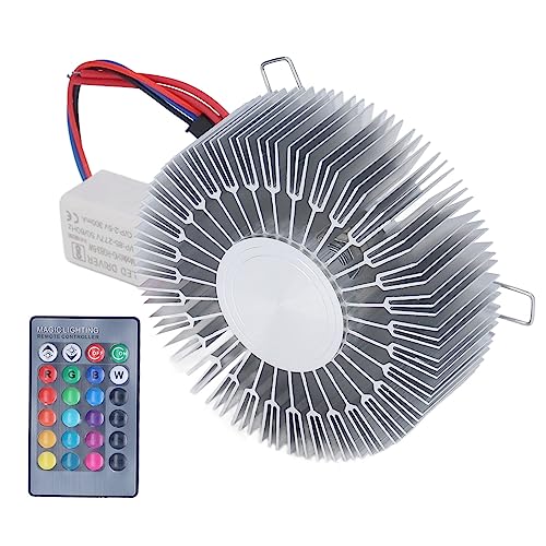 Sun Flower Wandleuchte Aluminium Wandleuchte Sun Flower Wandleuchte 3W RGB LED Aluminium Wandleuchte mit Fernbedienung für Schlafzimmer Nachttisch Wohnzimmer 85‑277V von SEAFRONT