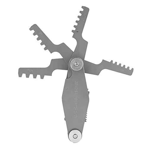 T-Gewindelehre Thread Whitworth, Acme-Gewindesteigungslehre Schraubensteigungslehre Steigungsschneidlehre Messwerkzeug (29-Grad-T-Gewindeschablone) von SEAFRONT