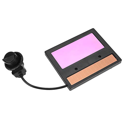 TX600C Schweißhelm Objektiv Auto Darkening Lens zum Schweißen und Schleifen mit LCD Display, 110 × 90 × 9 mm von Walfront