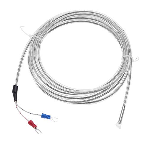 Thermocouple, K Typ Thermoelement Sonden, PTFE Thermoelement Typ K 2-Draht wasserdicht Korrosionsbeständigkeit Flechtkabel Länge 2m Temperaturbereich 0-200° C Thermocouple, K Typ Thermoelement Sonden, PTFE Thermoelement Typ K 2-Draht wasserdicht Korrosionsbeständigkeit Flechtkabel Länge 2m Temperaturbereich 0-200° C von SEAFRONT