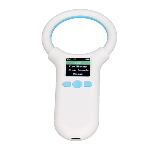Tragbarer Haustier-Chip-Scanner, Tiermarken-Leser, Tragbarer Mikrochip-ID-Leser mit OLED-Bildschirm, 500 Info-Aufzeichnungsspeicher von SEAFRONT
