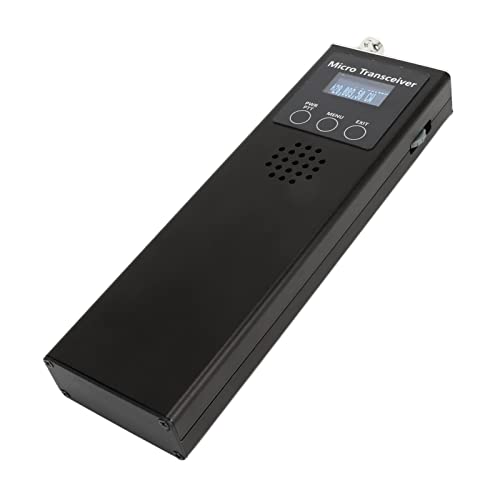 Tragbarer Transceiver 0,5 MHz-30 MHz Handfunk-Transceiver 4 Wellenband HF SSB QRP USDX-Transceiver für Receptio Handheld QRP USDX-Empfänger (EU-Stecker) von SEAFRONT