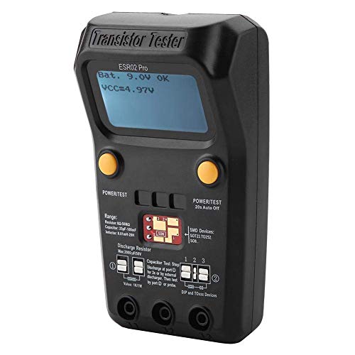 Transistor Tester BSIDE ESR02 Pro Digitaler Transistor Tester SMD Chip Komponenten Induktivitäts Messgerät 0Ω ~ 50Ω Ohne Batterie 25pF ~ 100mF 0.01mH ~ 20H von Walfront