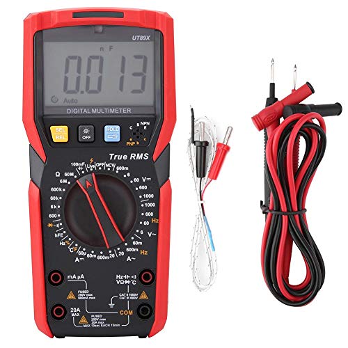 UT89X / UT89XD NVC-Messung Digitales Multimeter Spannungsprüfer Stromsensor mit Temperaturprüfung （Rot und Grau）(UT89X) von SEAFRONT