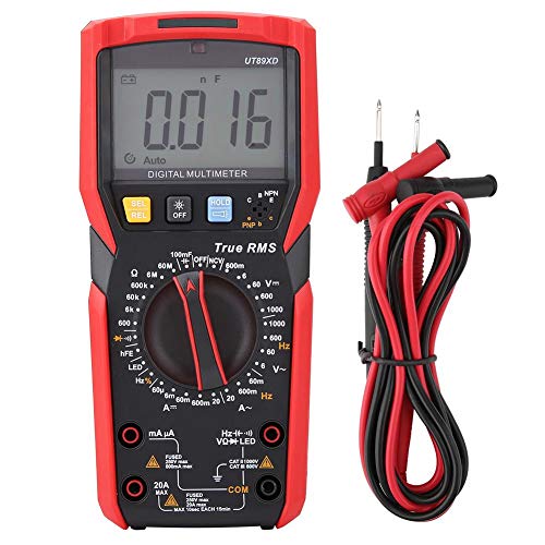 UT89X / UT89XD NVC Messung Digitales Multimeter Spannungsprüfer Stromsensor mit Temperaturprüfung （Rot und Grau）(UT89XD) von SEAFRONT