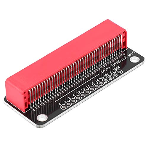 Verlängerungsplatine, Vergoldet, MINI/Micro-Bit-Breakout-Teile, 2,54-Mm-Stift, Komponenten-Erweiterungsplatine, Rastermaß/Befestigungsloch 2500 X 1000 Mil / 3 Mm (Rot) von SEAFRONT