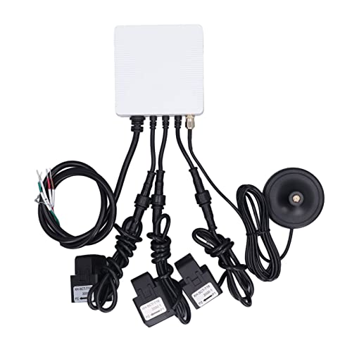 WLAN-3-Phasen-Strommesszange Intelligenter Energiemonitor Heim-WiFi-Stromzähler Echtzeit-Stromüberwachung mit 3 200-A-Stromkreissensoren von SEAFRONT