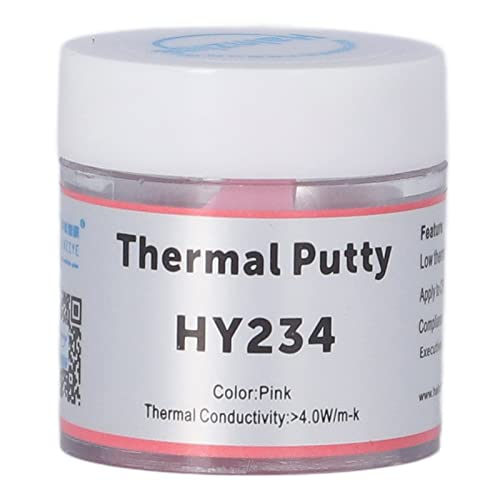 WäRmeleitpaste HY234 Rosa Hochleistungs-WäRmeleitpaste FüR CPU-VGA-Chipsatz-PC-Komponenten (10g) von SEAFRONT