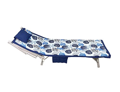 Bettbezug aus Mikrofaser mit Taschen und aufblasbarem Kissen, Strandtuch, Digitaldruck, Maße: 70 x 185 cm von SEAMAR