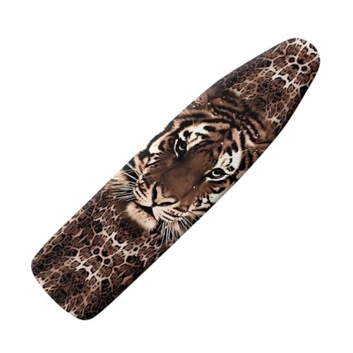 SEANATIVE Bügelbrettbezug mit Tier-Tigerdruck, 137,2 x 38,1 cm, mit dicker Polsterung, passend für Standard-Größe, wärmereflektierendes Bügeleisenpolster für Tischplatte SEANATIVE Bügelbrettbezug mit Tier-Tigerdruck, 137,2 x 38,1 cm, mit dicker Polsterung, passend für Standard-Größe, wärmereflektierendes Bügeleisenpolster für Tischplatte von SEANATIVE