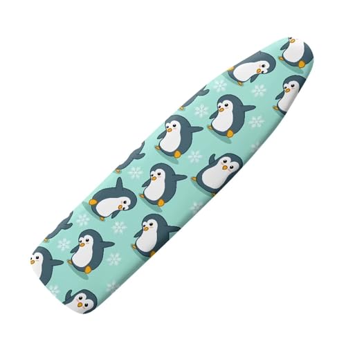 SEANATIVE Bügelbrettbezug und Pad, Cartoon-Pinguin-Druck, dehnbarer Bügelbrettbezug, Ersatz-Schutzbezug für Bügelbretter mit elastischen Kanten, passend für Standardgröße SEANATIVE Bügelbrettbezug und Pad, Cartoon-Pinguin-Druck, dehnbarer Bügelbrettbezug, Ersatz-Schutzbezug für Bügelbretter mit elastischen Kanten, passend für Standardgröße von SEANATIVE