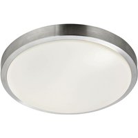 Searchlight - Flush - led 3 Licht Badezimmer Deckenleuchte Aluminium, Weiß IP44 von SEARCHLIGHT