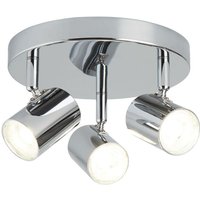 Rollo - Integrierter led 3 Light Spotlight Chrome - Searchlight von SEARCHLIGHT