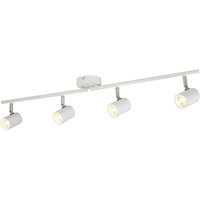 Rollo - Integrierte led 4 Light Spotlight Bar Weiß - Searchlight von SEARCHLIGHT