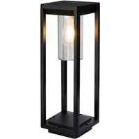 Außenleuchte Stehleuchte Standlampe Gartenleuchte Alu schwarz E27 klar H 45 cm von SEARCHLIGHT