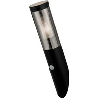 Außenleuchte Wandlampe Wandfackel Edelstahl schwarz rauch Bewegungsmelder Garten von SEARCHLIGHT