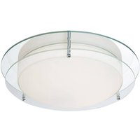 Bathroom Flush - led Badezimmer Flush Deckenleuchte Chrom, Klar und Glas IP44 - Searchlight Bathroom Flush - led Badezimmer Flush Deckenleuchte Chrom, Klar und Glas IP44 - Searchlight von SEARCHLIGHT