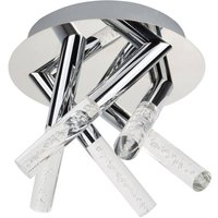 Bubbles - led 5 Licht Badezimmer Deckenleuchte Chrom Blaseneffekt IP44 - Searchlight von SEARCHLIGHT