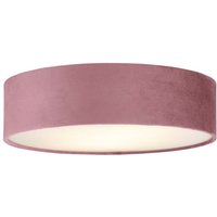 Deckenleuchte Wohnzimmerlampe Schlafzimmerleuchte E27 Samt rosa weiß rund Küche von SEARCHLIGHT