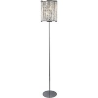 Elise - 2 Licht Stehlampe Chrom, Crystal Drops, E14 - Searchlight von SEARCHLIGHT