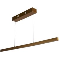 Gebraucht] Searchlight LED-Hängelampe Layla linear gold höhenverstellbar cct Deckenlampe von SEARCHLIGHT