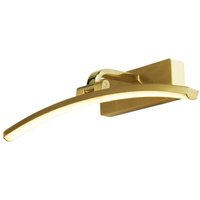 Gebraucht] Searchlight Led Wandleuchte Santorini Breite 40 Cm Messing Neigbar Wandlampe B-Ware von SEARCHLIGHT