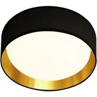 Gianna - Integrierte led 1 Light Flush Deckenleuchte Weiß, Schwarz, Gold - Searchlight von SEARCHLIGHT