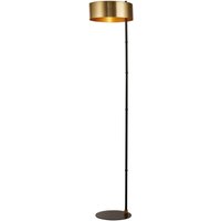 Searchlight - Knox Stehlampe Schwarz, Goldmetall von SEARCHLIGHT