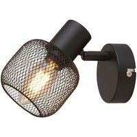 Meshy Cage Spotlight Wandleuchte, schwarz von SEARCHLIGHT