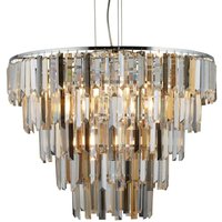 [NEUWERTIG] B-Ware Searchlight Clarissa Hängeleuchte Pendelleuchte Kristallen Kronleuchter E14 von SEARCHLIGHT