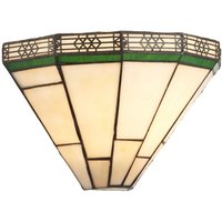 [NEUWERTIG] Searchlight Wandlampe Leuchte New York Tiffany Stil Glas Wohnzimmer Beleuchtung B-Ware von SEARCHLIGHT