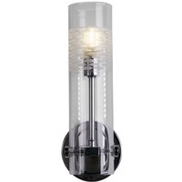 Scope Badezimmer-Wandleuchte, Chrom, klares geätztes Glas - Searchlight Scope Badezimmer-Wandleuchte, Chrom, klares geätztes Glas - Searchlight von SEARCHLIGHT