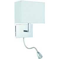 Searchlight - 1 Licht Dual Arm Flexible Innenwandleuchte Chrom, E27 Searchlight - 1 Licht Dual Arm Flexible Innenwandleuchte Chrom, E27 von SEARCHLIGHT