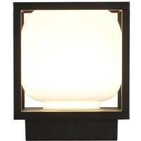 Searchlight - Athens 1-flammiges LED-Außenlicht, Druckguss, Opalschirm IP54 3000K von SEARCHLIGHT