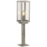 Searchlight - Außenleuchte Stehlampe Sockelleuchte Glas Baustahl silber verzinkt E27 Garten Searchlight - Außenleuchte Stehlampe Sockelleuchte Glas Baustahl silber verzinkt E27 Garten von SEARCHLIGHT