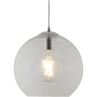 Searchlight - Balls - 1 Light Dome Deckenanhänger Chrom, Klarglas, E27 Searchlight - Balls - 1 Light Dome Deckenanhänger Chrom, Klarglas, E27 von SEARCHLIGHT
