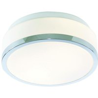 Discs - Badezimmer Flush 2 Lichtdecke Chrom IP44, E27 - Searchlight von SEARCHLIGHT