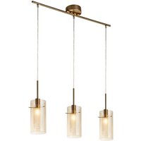 Searchlight Duo 3 Duo III 3-flammige Bar-Pendelleuchte, Bronze, Champagnerglas Searchlight Duo 3 Duo III 3-flammige Bar-Pendelleuchte, Bronze, Champagnerglas von SEARCHLIGHT