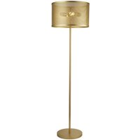 Searchlight - Fishnet - 2 Licht Stehleuchte Mesh Matt Gold, E27 von SEARCHLIGHT