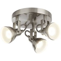 Searchlight Focus - 3 Lichtverstellbarer Scheinwerfer Satin Silver, GU10 Searchlight Focus - 3 Lichtverstellbarer Scheinwerfer Satin Silver, GU10 von SEARCHLIGHT